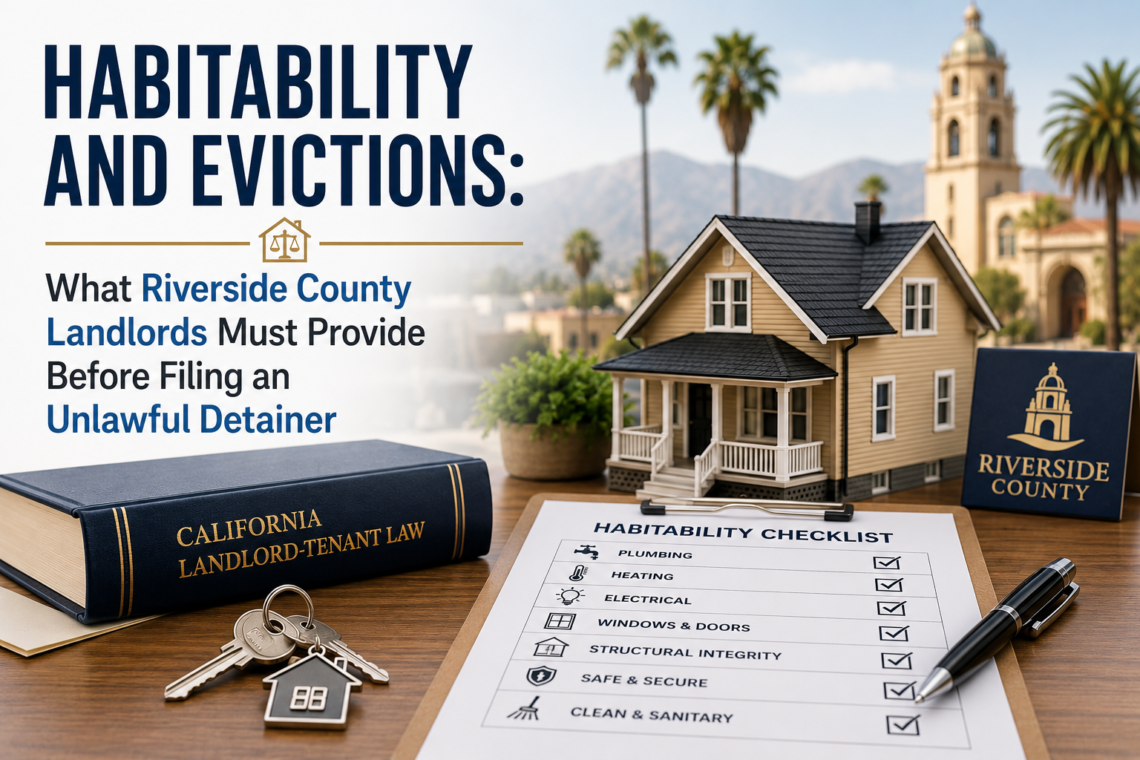 Riverside Landlord Attorney Habitability